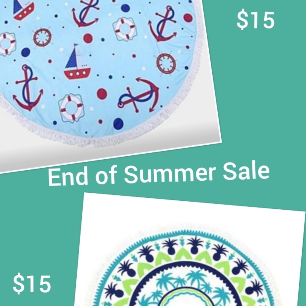 Round Beach Towels